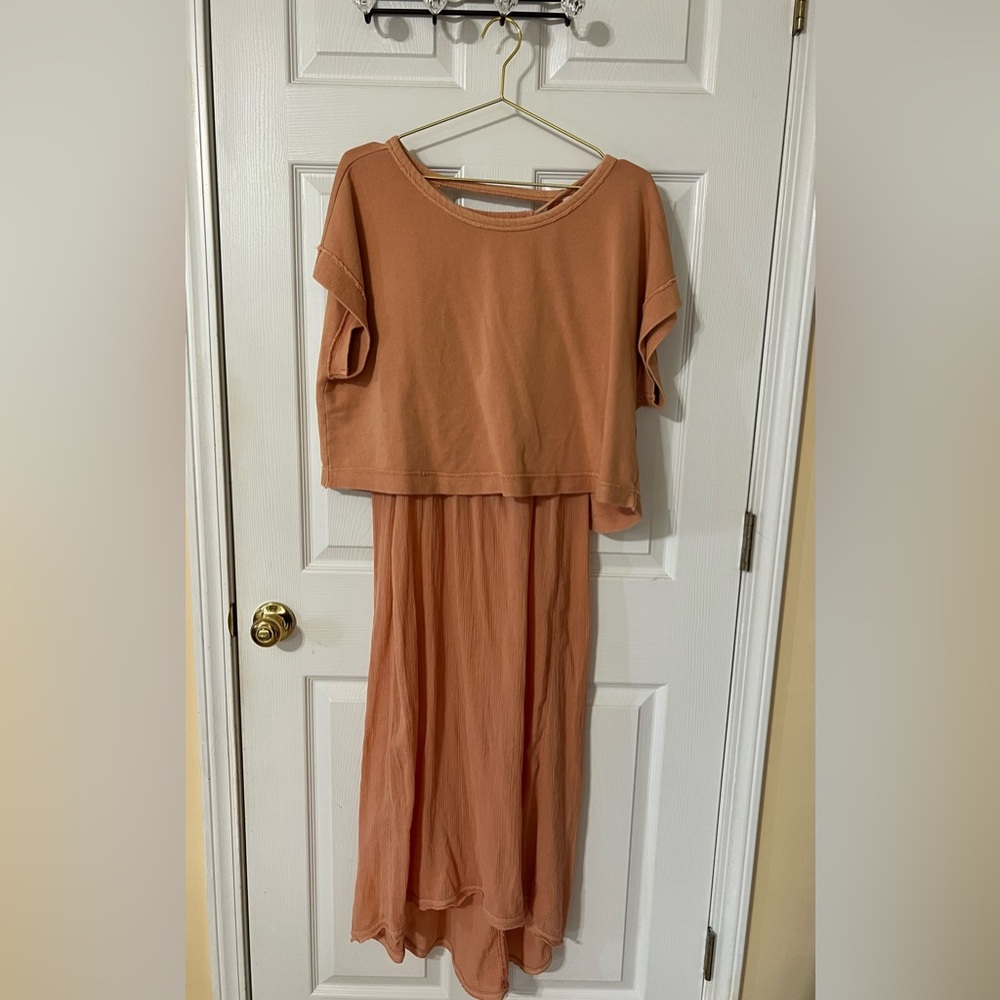 Anthropologie  2 Piece Set Dress with Sweatshirt